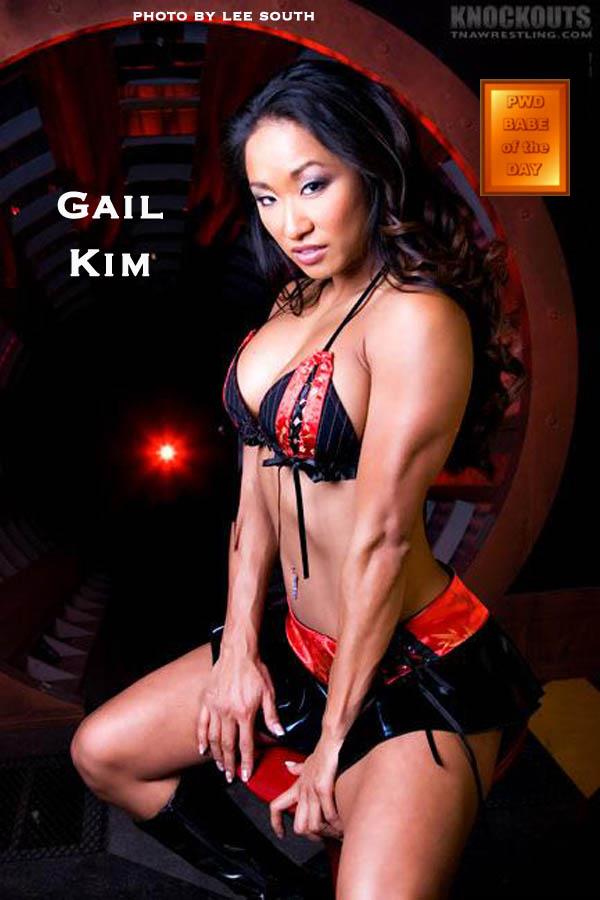 Gail Kim in a bikini