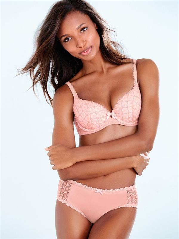 Jasmine Tookes in lingerie