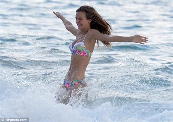 Josephine Skriver in a bikini