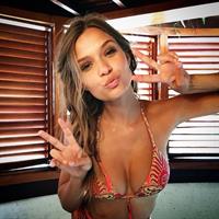 Josephine Skriver in a bikini