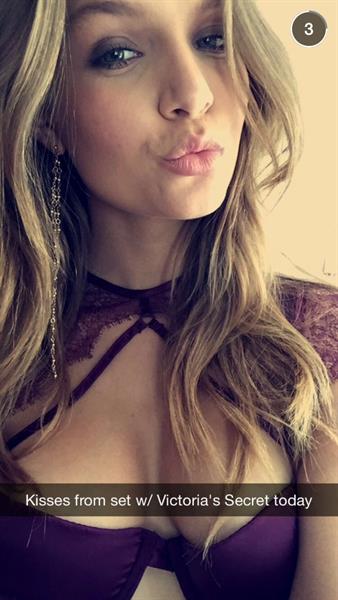 Josephine Skriver in lingerie