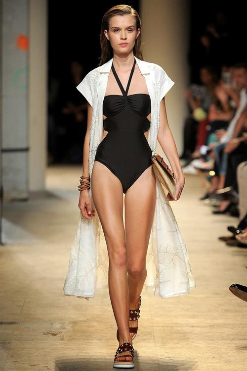 Josephine Skriver in a bikini