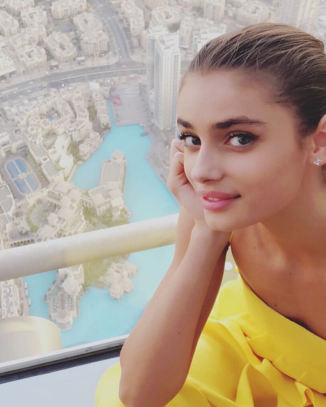 Taylor Marie Hill taking a selfie