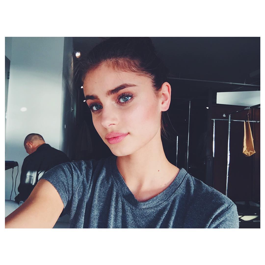Taylor Marie Hill taking a selfie