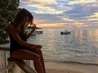 Lara Alvarez in a bikini