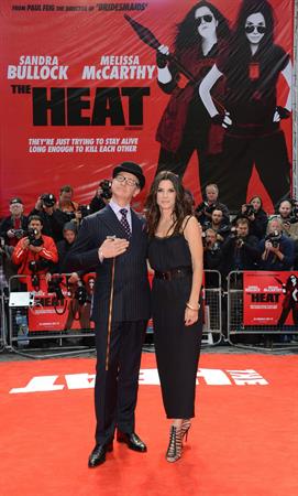Sandra Bullock attends a gala screening of 'The Heat' at The Curzon Mayfair in London June 13, 2013 