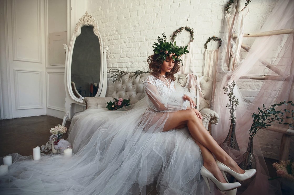 Kris Strange in lingerie