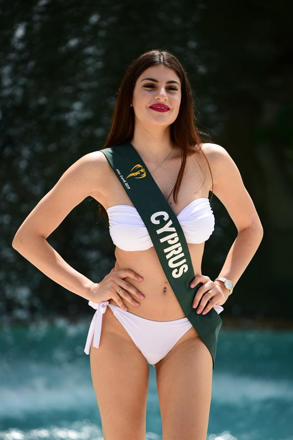 Artemis Charalambous in a bikini
