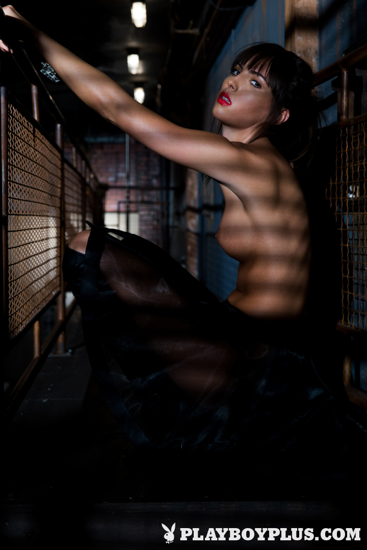 Playboy Cybergirl - Brittny Ward Nude Photos & Videos at Playboy Plus! (dark lighting)