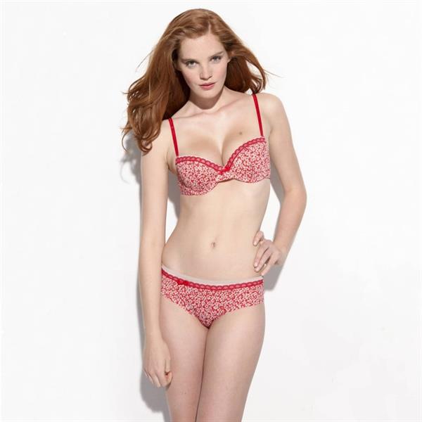 Alexina Graham in lingerie