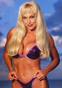 Debra Marshall in a bikini
