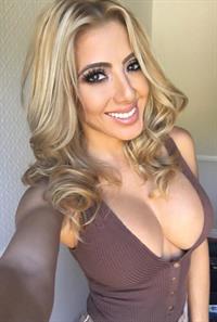 Valeria Orsini taking a selfie