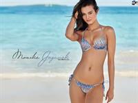 Monika Jagaciak in a bikini