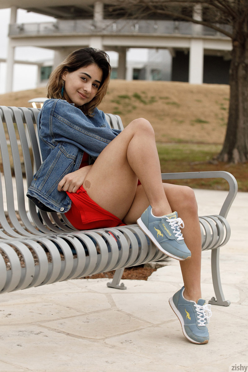 Mia Valentine in Red