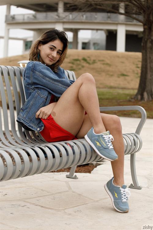 Mia Valentine in Red