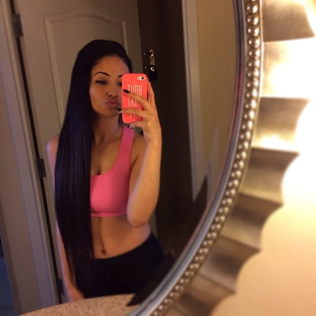 Kayla Phillips taking a selfie