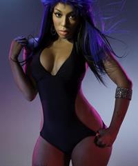 K Michelle in a bikini