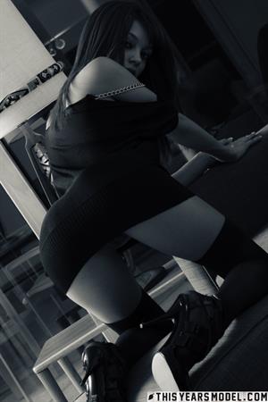 Ashley Doll Nude Pictures Ashley Doll Does Black, White and Red