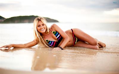 Alana Blanchard in a bikini