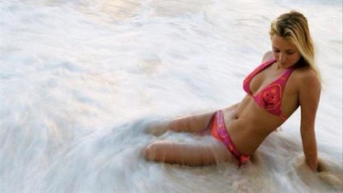 Alana Blanchard in a bikini