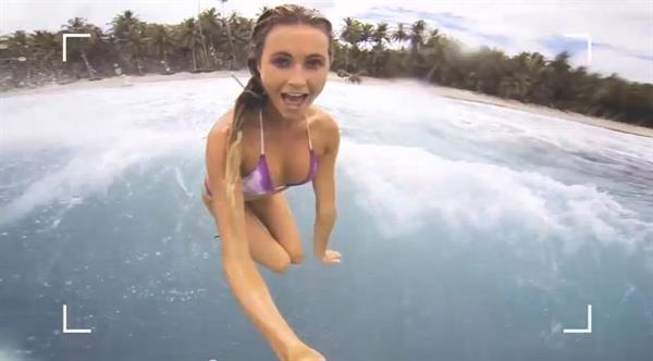 Alana Blanchard in a bikini