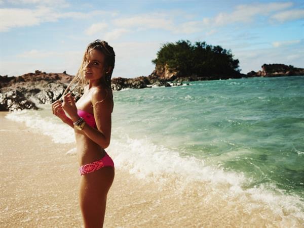 Alana Blanchard in a bikini