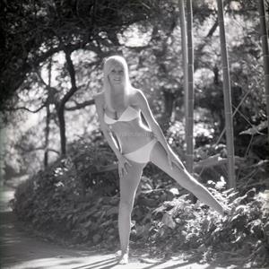 Liv Lindeland in a bikini