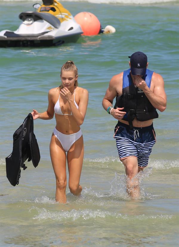 Josie Canseco in a bikini