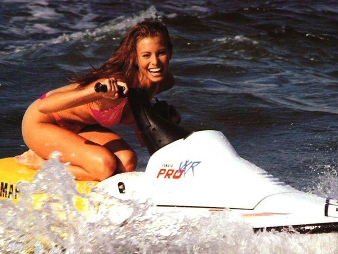 Niki Taylor in a bikini