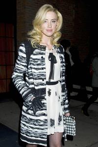 Amber Heard grabs a taxi on a night out in New York City on December 11, 2011