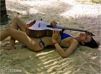 Fernanda Tavares in a bikini