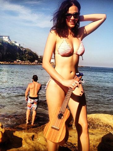 Demi Harman in a bikini
