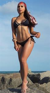 Lisa Morales in a bikini