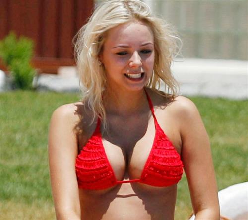 Sacha Parkinson in a bikini