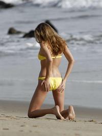 Keeley Hazell in a bikini