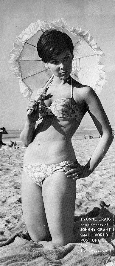 Yvonne Craig in a bikini