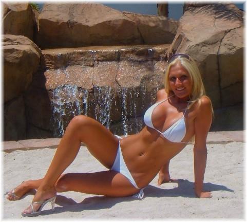 Ashley Lauren in a bikini