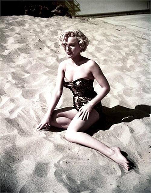 Marilyn Monroe in a bikini