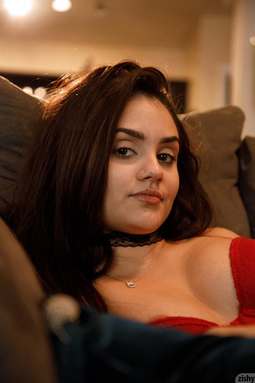 Elouisa Guerra in Red Lingerie