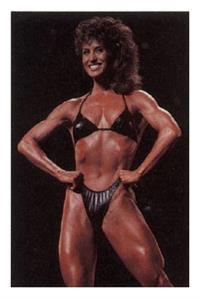 Rachel McLish in a bikini