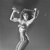 Rachel McLish in a bikini