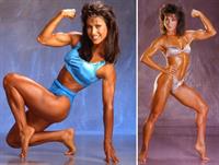 Rachel McLish in a bikini