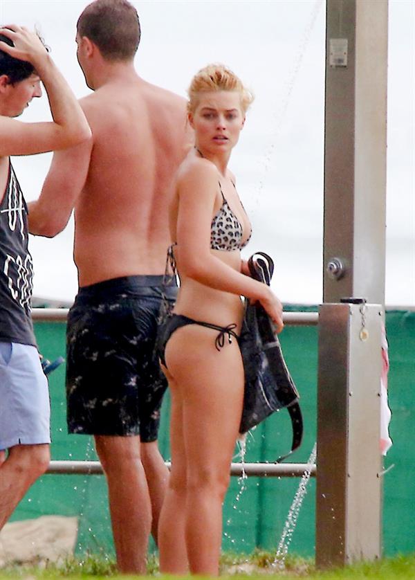 Margot Robbie in a bikini