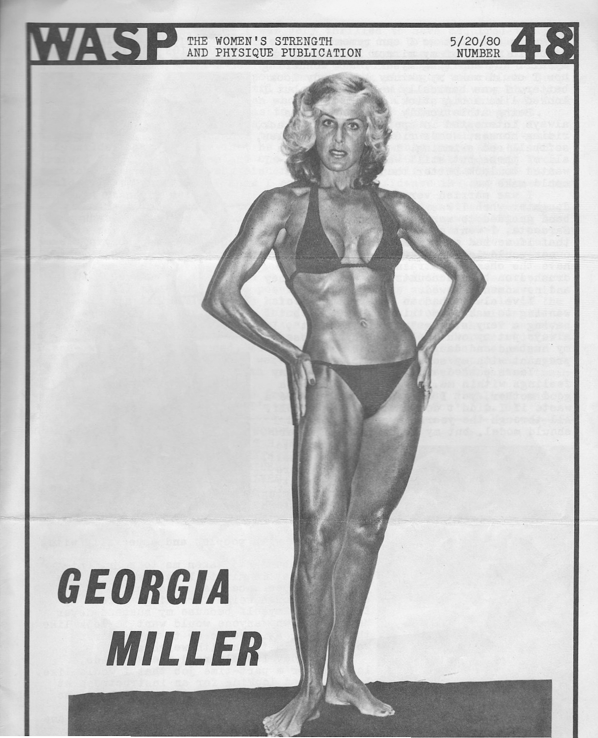 Georgia Fudge in a bikini