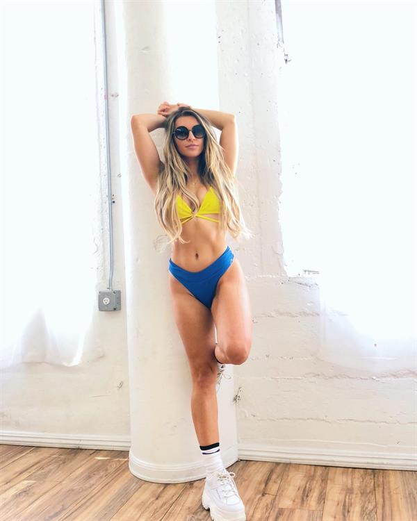 Nikki Blackketter in a bikini