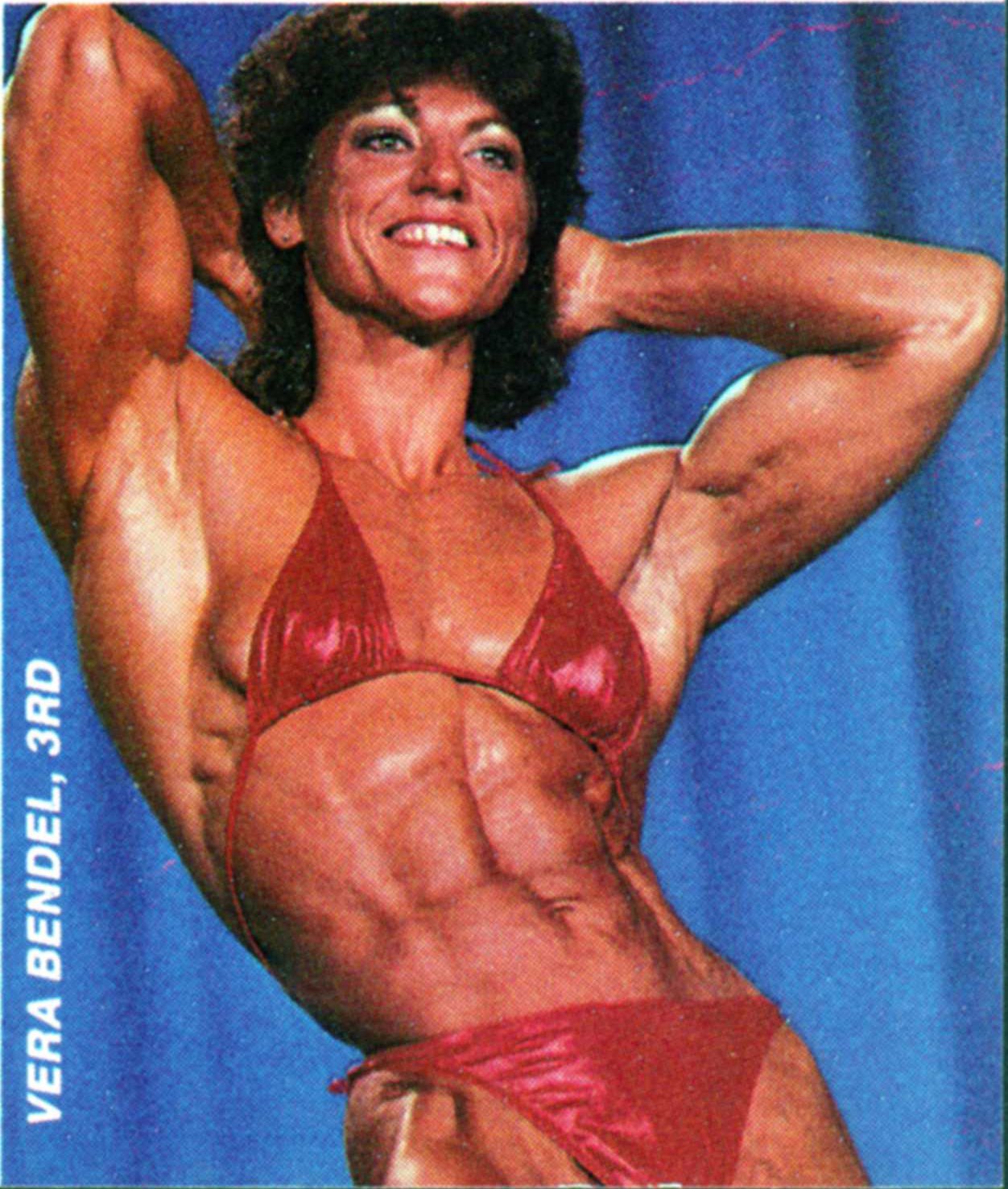 Vera Bendel in a bikini