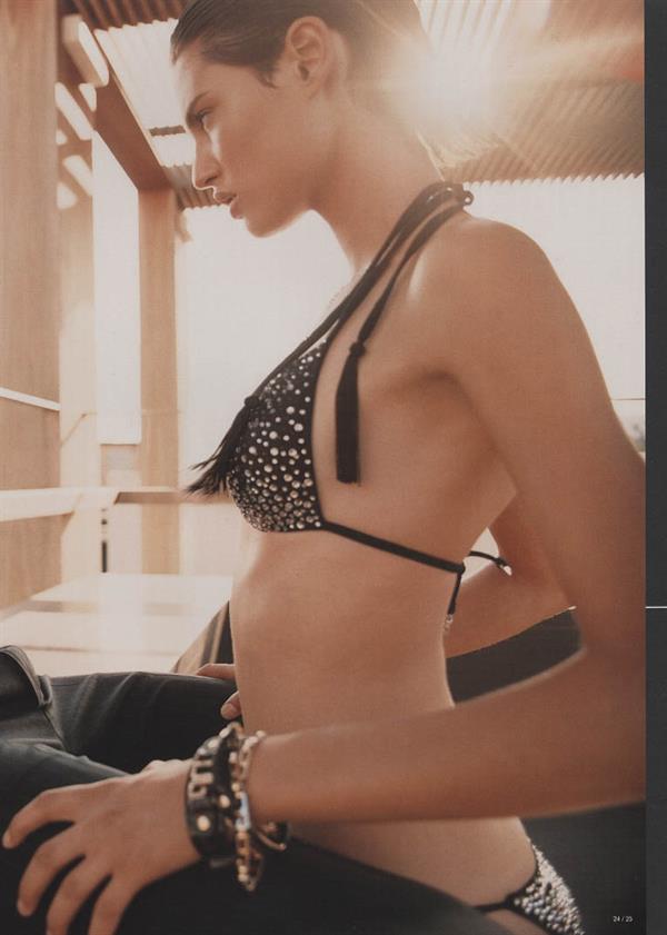 Bianca Balti in a bikini