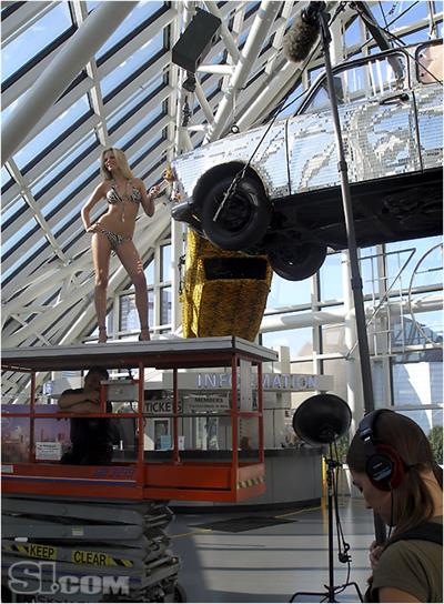 Anne Vyalitsyna in a bikini