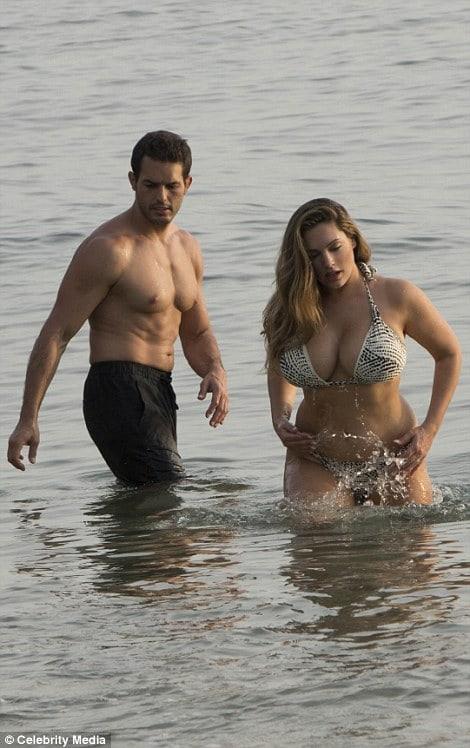 Kelly Brook in a bikini