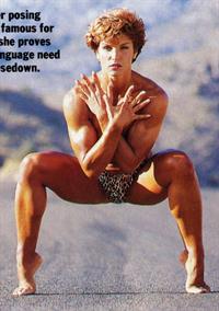 Marjo Selin in a bikini